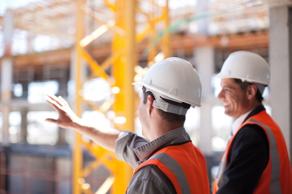 Our industrial construction company emphasizes safety. 