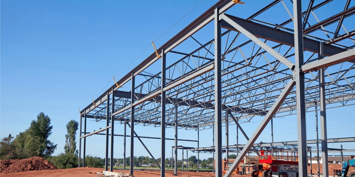 steel-building-supports-being-put-in-place